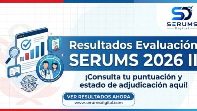 Resultados Evaluación SERUMS 2026-II: consulta aquí